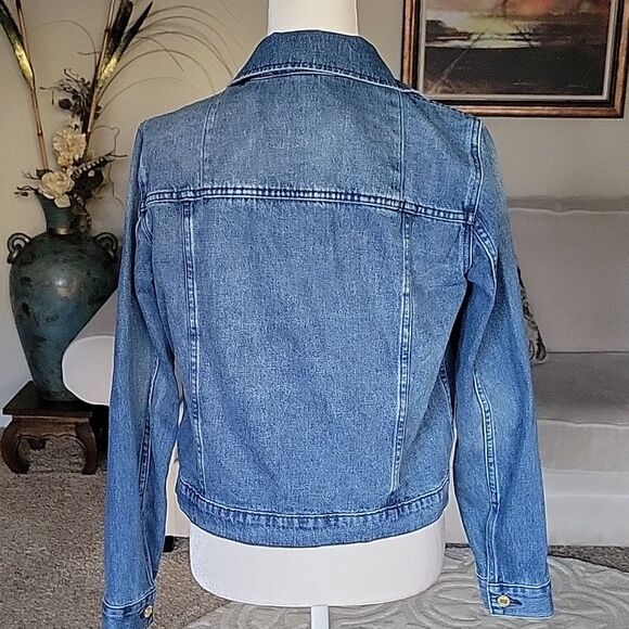 Michael Kors Women's Denim Jacket Size M - Picture 4 of 8